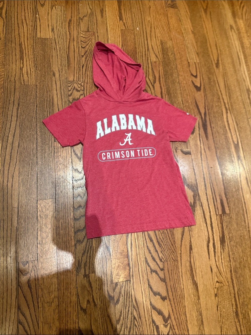 Alabama Crimson Tide Kids Red Hooded Tee